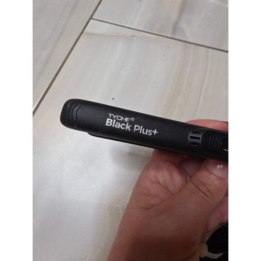 Tyche Black Plus+ Mini Flat Iron Hair Straightener TB050 Black 0.5 In Travel F3 - Picture 8 of 16